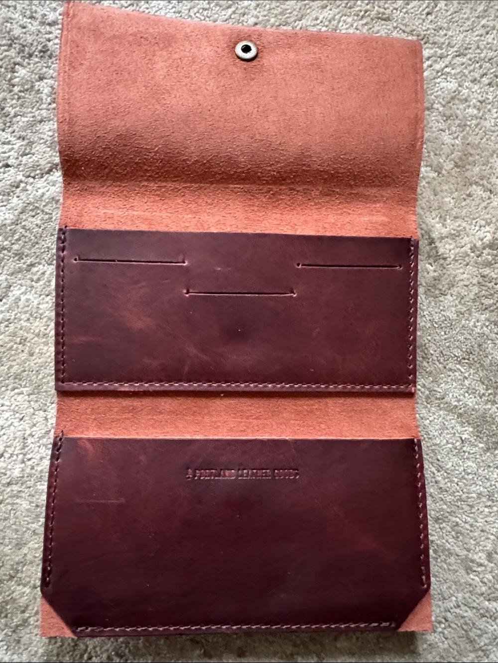 Portland Leather Brown Rancher Wallet